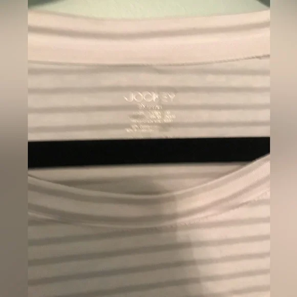 Jockey Grey and White Stripe Dress Size 2X - Picture 3 of 7